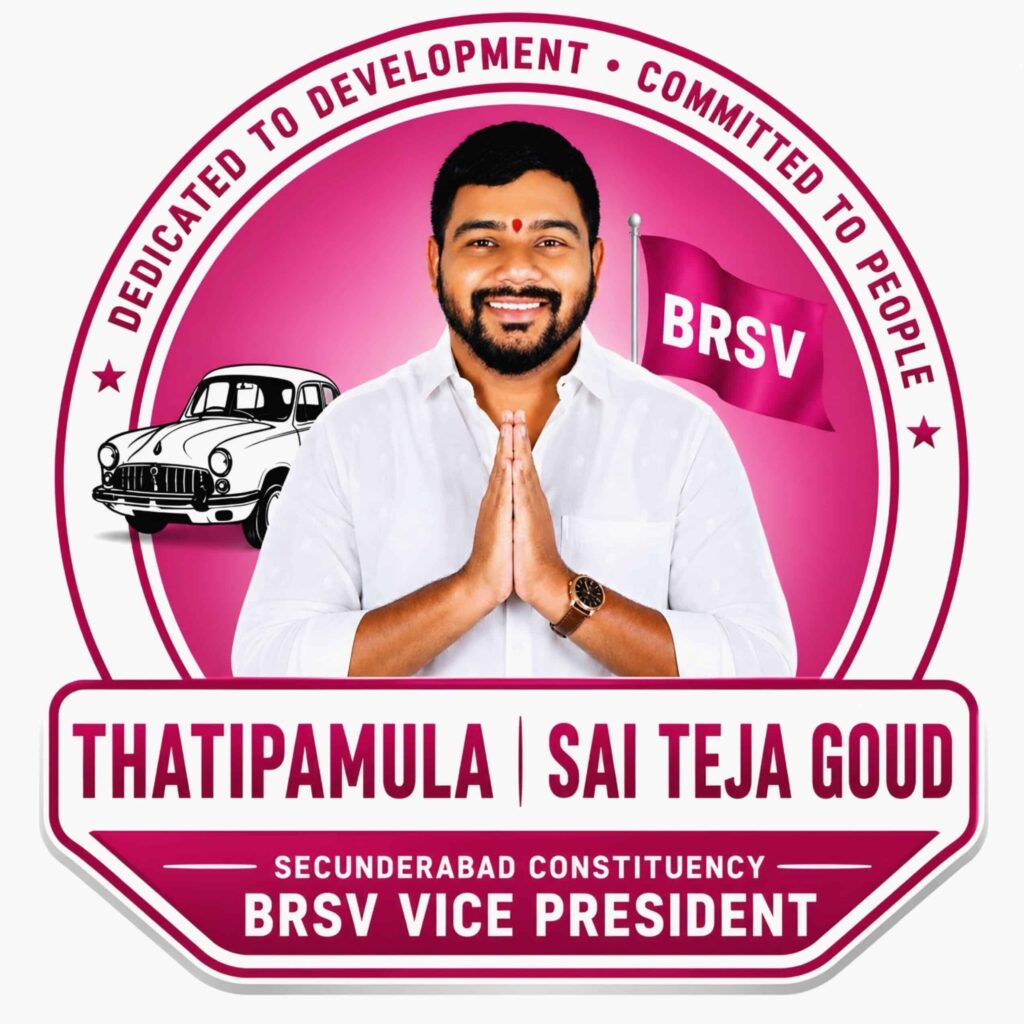 Thatipamula Sai Teja Goud BRSV Leads Active Participation in SIR Door-to-Door Campaign by interacting with residents during the Special Intensive Revision (SIR) voter awareness initiative in Secunderabad.